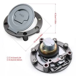 Ignition Switch Fuel Gas Cap Seat Lock Key Set For Yamaha YZF R1 YZF R6 1992-2013 FJR1300 2001-2010 FZ6 YZF1000 YZF600 1991-2011