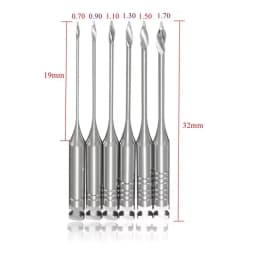 Dental Gates Drills Endodontic Reamers Drill Burs Gates Glidden Endo Files Gate Dentist Materials