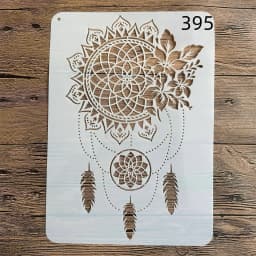A4 size Wall Painting Stencils Stamp Scrapbook Album Decorative Embossing Craft Paper DIY Flower Label Stencil mandala