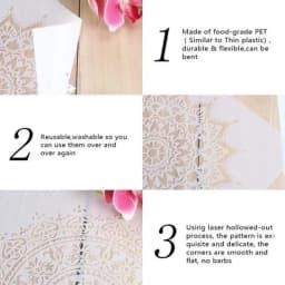 A4 size Wall Painting Stencils Stamp Scrapbook Album Decorative Embossing Craft Paper DIY Flower Label Stencil mandala