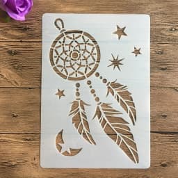 A4 size Wall Painting Stencils Stamp Scrapbook Album Decorative Embossing Craft Paper DIY Flower Label Stencil mandala