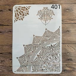 A4 size Wall Painting Stencils Stamp Scrapbook Album Decorative Embossing Craft Paper DIY Flower Label Stencil mandala
