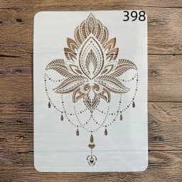 A4 size Wall Painting Stencils Stamp Scrapbook Album Decorative Embossing Craft Paper DIY Flower Label Stencil mandala