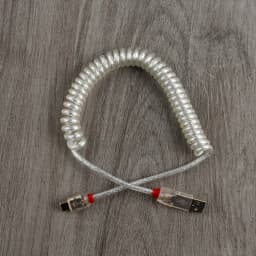 High Quality Type A to C Cable Lindy Durable Data Line 2 Meter Coiled Cable Spring Cable For Keyboard Melody 96 KBD75