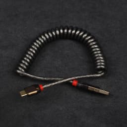 High Quality Type A to C Cable Lindy Durable Data Line 2 Meter Coiled Cable Spring Cable For Keyboard Melody 96 KBD75