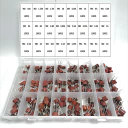 240Pcs 382 392 24Values Blow Cylindrical Fuse 0.5A 1A 1.25A 2A 3.15A 4A 5A 6.3A 8A 10A Amp For LCD TV Power PCB Insurance Kit