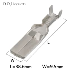 20/50/100/200 Pcs 9.5mm KET 7116-3250 Automotive Wire Copper Terminal Cable Connector Male Female Splice Pins ST741394-3 G257