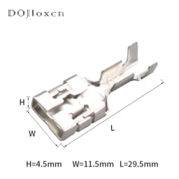 20/50/100/200 Pcs 9.5mm KET 7116-3250 Automotive Wire Copper Terminal Cable Connector Male Female Splice Pins ST741394-3 G257
