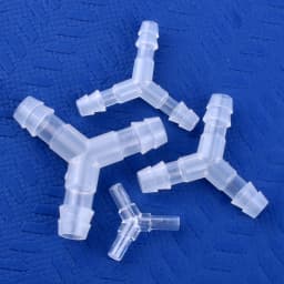 5~200Pcs 4~16mm Food Grade Plastic ∠120° Y-Type Tee Connector Aquarium Air Pump Liquid Gas Diverter Water Pagoda Hose Joint