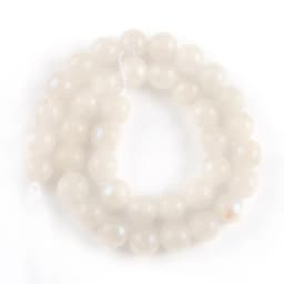 Natural Stone White Moonstone Beads Round Loose Spacer Beads For Jewelry Making DIY Bracelet Necklace 6/8/10mm 15Inches
