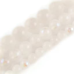 Natural Stone White Moonstone Beads Round Loose Spacer Beads For Jewelry Making DIY Bracelet Necklace 6/8/10mm 15Inches