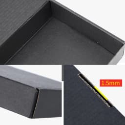 5/10/20 pcs black packaging box, express delivery cardboard box, small gift box, postal box carton