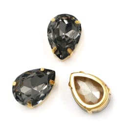Clothing Accessories High Quality Glass Crystal Stones Teardrop Shape Gold Claw Setting Sew On Rhinestones Diy Garment/Shoes/Bag