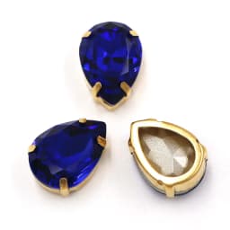 Clothing Accessories High Quality Glass Crystal Stones Teardrop Shape Gold Claw Setting Sew On Rhinestones Diy Garment/Shoes/Bag