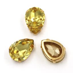 Clothing Accessories High Quality Glass Crystal Stones Teardrop Shape Gold Claw Setting Sew On Rhinestones Diy Garment/Shoes/Bag