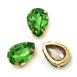 Clothing Accessories High Quality Glass Crystal Stones Teardrop Shape Gold Claw Setting Sew On Rhinestones Diy Garment/Shoes/Bag