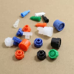 50pcs Luer Lock Cover screw Precision Tips Liquid Dispensing Syringe Plug Cap Sealing Head