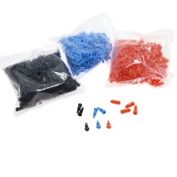 50pcs Luer Lock Cover screw Precision Tips Liquid Dispensing Syringe Plug Cap Sealing Head