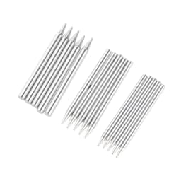 5Pcs/Set 30W/40W/60W Replacement Pointed Soldering Iron Tips Lead-Free Solder Tips Welding Soldering Tool 100-600degree Celsius
