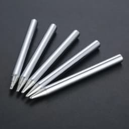 5Pcs/Set 30W/40W/60W Replacement Pointed Soldering Iron Tips Lead-Free Solder Tips Welding Soldering Tool 100-600degree Celsius