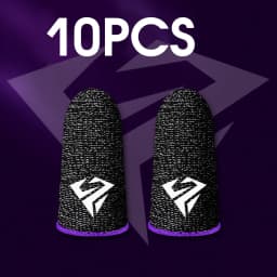 10pcs Mobile Game Fingertip Gloves for Gamer Sweatproof Anti-slip Touch Screen Finger Sleeve Breathable Gaming Fingertip Cover