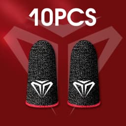 10pcs Mobile Game Fingertip Gloves for Gamer Sweatproof Anti-slip Touch Screen Finger Sleeve Breathable Gaming Fingertip Cover