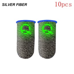10pcs Mobile Game Fingertip Gloves for Gamer Sweatproof Anti-slip Touch Screen Finger Sleeve Breathable Gaming Fingertip Cover