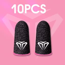 10pcs Mobile Game Fingertip Gloves for Gamer Sweatproof Anti-slip Touch Screen Finger Sleeve Breathable Gaming Fingertip Cover