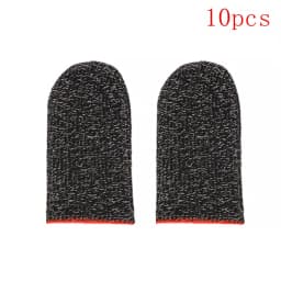 10pcs Mobile Game Fingertip Gloves for Gamer Sweatproof Anti-slip Touch Screen Finger Sleeve Breathable Gaming Fingertip Cover
