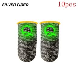 10pcs Mobile Game Fingertip Gloves for Gamer Sweatproof Anti-slip Touch Screen Finger Sleeve Breathable Gaming Fingertip Cover