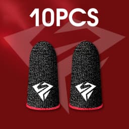 10pcs Mobile Game Fingertip Gloves for Gamer Sweatproof Anti-slip Touch Screen Finger Sleeve Breathable Gaming Fingertip Cover