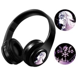 Miku Nakano Sanjiu Cosplay Bluetooth Headset 5.0 Over-ear Stereo Anime Headphones for Mobile Phone