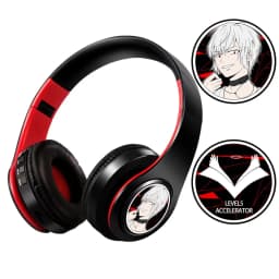 Miku Nakano Sanjiu Cosplay Bluetooth Headset 5.0 Over-ear Stereo Anime Headphones for Mobile Phone