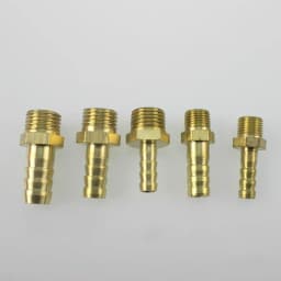 Brass Pipe Fitting6mm 8mm 10mm 12mm 14mm 16mm 19mm Hose Barb Tail 1/8" 1/4" 1/2" 3/8" Straight Barb to BSP Male Thread Adapter