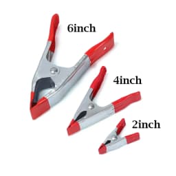 2/4/6 inch Metal A-shaped Clip Spring Clamps Woodworking Grip Powerful Tools Fixed Clamps Home Crafts Repair Hand Tool