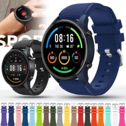 For Xiaomi MI Watch / S1 Active Strap Silicone Bracelet 22mm Watchband Mi Watch Color sports edition correa For Huawei GT 2 3 2e