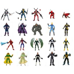MU Universe Warmachine Human Torch Spidey Vision Dead-pool Dogpool 3.75" Action Figure Loose Collection