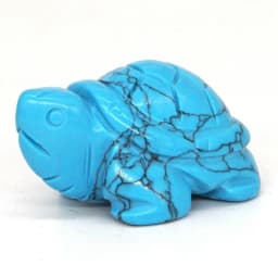 1.5" Tortoise Statue Natural Gemstone Carving Healing Crystal Animals Figurines Reiki Stones Decoration Wholesale