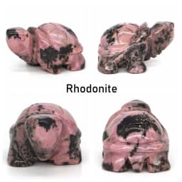1.5" Tortoise Statue Natural Gemstone Carving Healing Crystal Animals Figurines Reiki Stones Decoration Wholesale