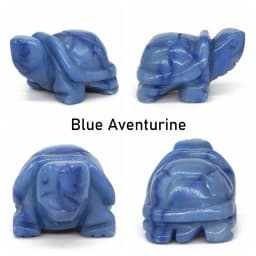 1.5" Tortoise Statue Natural Gemstone Carving Healing Crystal Animals Figurines Reiki Stones Decoration Wholesale