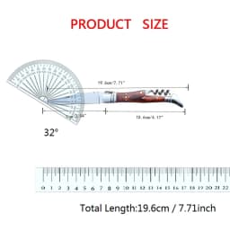 1pcs Laguiole Pocket Knife Corkscrew Wine Openers Portable Folding Steak Knives Outdoor Camping Knife Camping Tool Household Use
