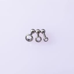 3pcs/lot 16g CZ Stone Cartilage Tragus Helix Conch Studs Bar Daith Earring Piercing Jewelry 3mm 4mm 5mm Top for Men Women
