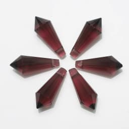 20Pcs/Lot Glass Drop Beads 8x20mm Long Bicone Shape Crystal Teadrop Pendant For DIY Making Charms Necklace Braclets Accessories
