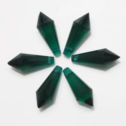 20Pcs/Lot Glass Drop Beads 8x20mm Long Bicone Shape Crystal Teadrop Pendant For DIY Making Charms Necklace Braclets Accessories