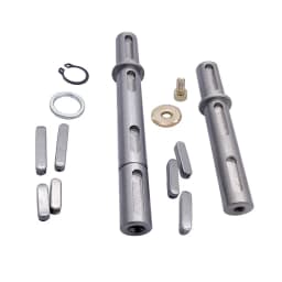 1PCS NMRV Worm Gear Reducer Keyway Shaft Single Output 14mm RV030 GearBox Double Output Shaft