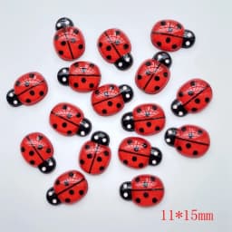 40Pcs New Resin Cute Mini Insects Flat Back Cabochon Scrapbooking Hair Bow Center Embellishments DIY Accessories F8