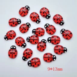 40Pcs New Resin Cute Mini Insects Flat Back Cabochon Scrapbooking Hair Bow Center Embellishments DIY Accessories F8