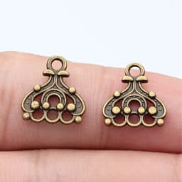 WYSIWYG 20pcs 14x13mm 3 Colors Trendy Pendant Earring Connector For Jewelry Making DIY Jewelry Findings