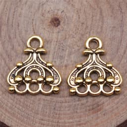 WYSIWYG 20pcs 14x13mm 3 Colors Trendy Pendant Earring Connector For Jewelry Making DIY Jewelry Findings