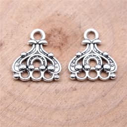 WYSIWYG 20pcs 14x13mm 3 Colors Trendy Pendant Earring Connector For Jewelry Making DIY Jewelry Findings